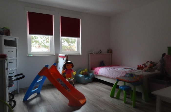 Chambre enfant, mobilier, décoration, construction maison, Chenois, Province Luxembourg, Belgique